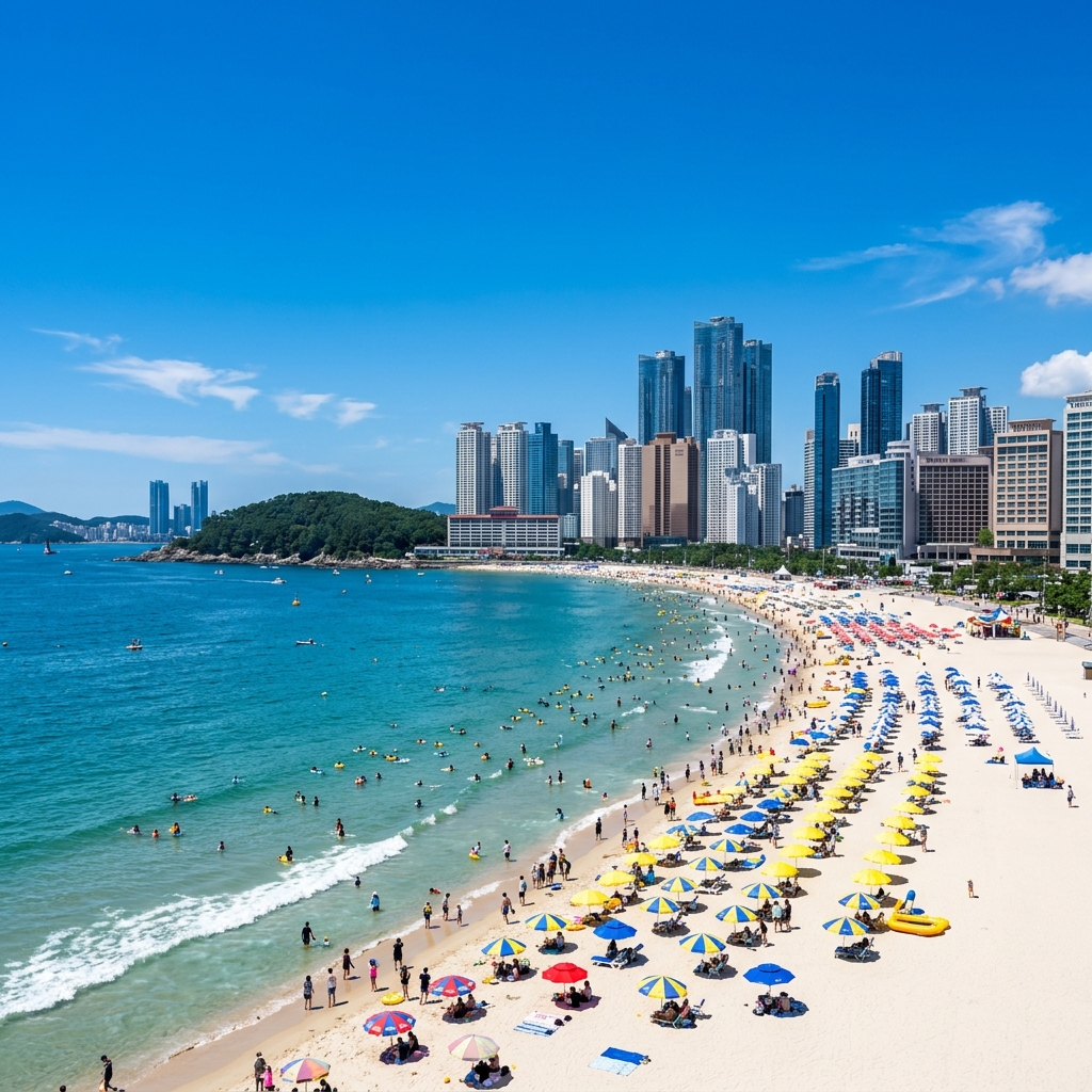 Summer at Haeundae Beach