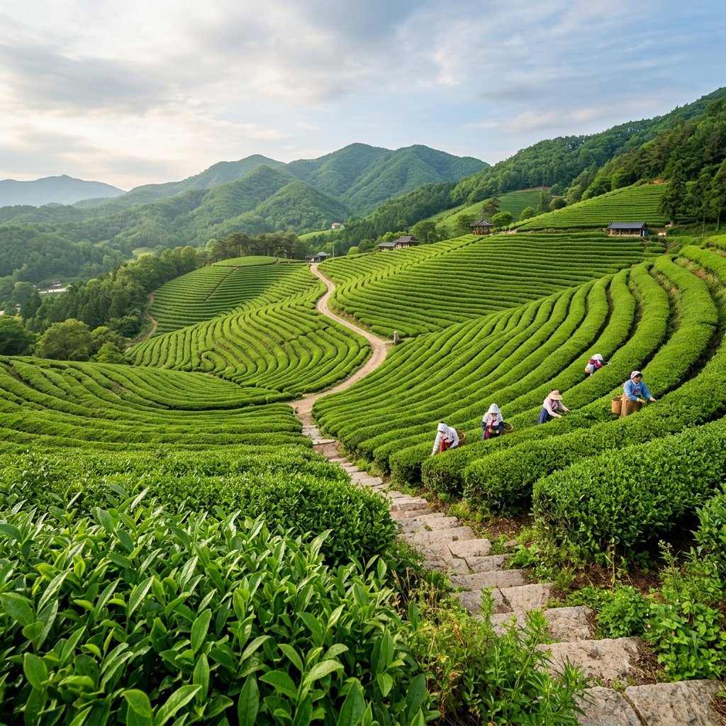 Summer in Boseong Tea Fields